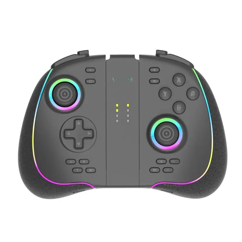 

A98Z For Switch/OLED Lite Compatible 6-Axis Gyro Wireless Joy-Pad Game Controller With RGB Lights Turbo& Vibration