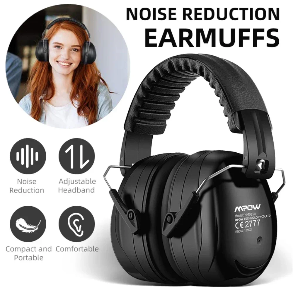 Mpow Hearing Protection Work Protection Earmuffs Noise Protection SNR 34dB Headphones