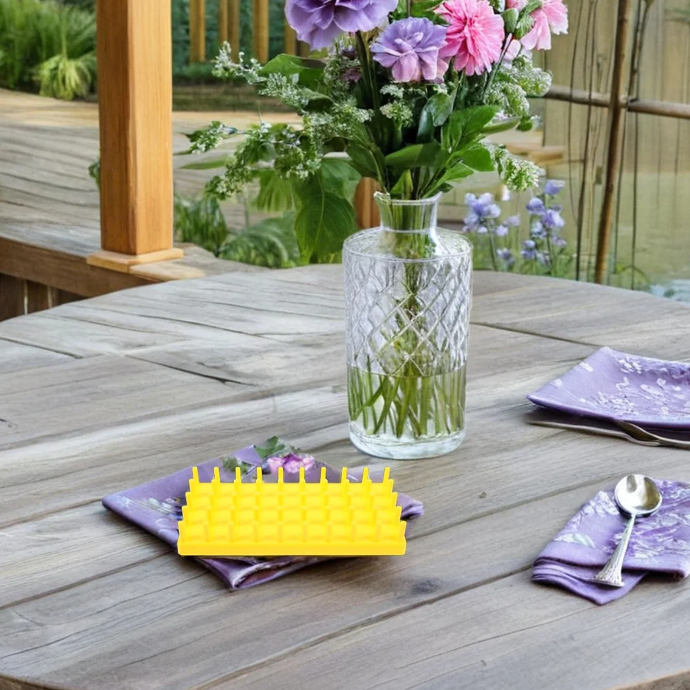 

2pcs Flower Tube Display Stand Indoor Plant Rack Water Retention Stable Structure Desktop Decor Container Planter Organizer