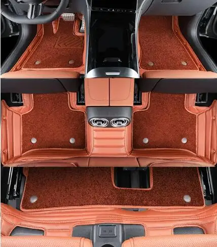 

Custom car floor mats for Mercedes Benz AMG GLE 53 SUV V167 2026-2020 7 seats waterproof double layers carpets for GLE53 2023