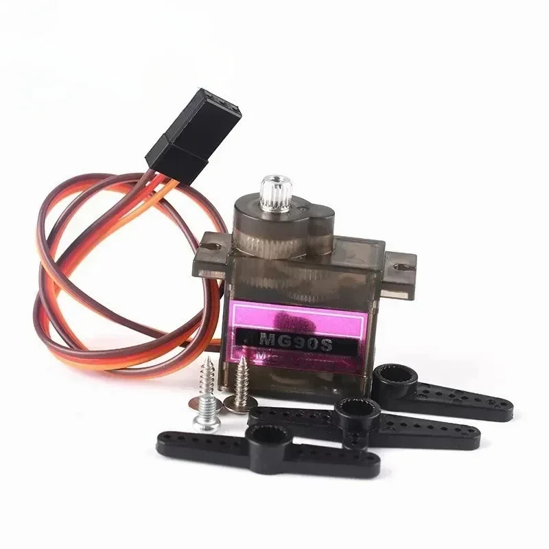 10pcs MG90S SG90 9g Remote Control Aircraft Miniature Steering Gear Fixed Wing Aircraft Model 250 450 Helicopter Car Toy Motor