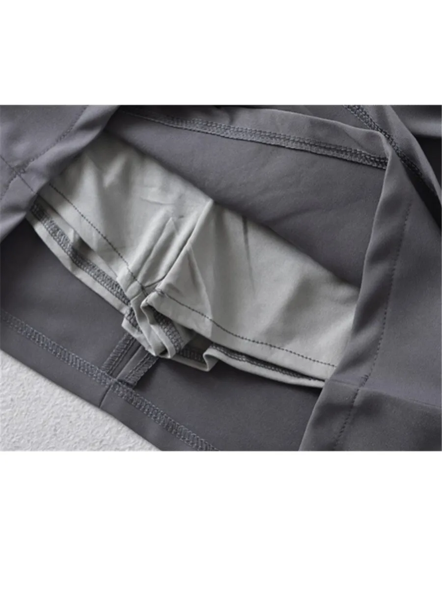 

Sexy Busin Suit High Waist Tightened Pleated Skirt Versatile Asymmetrical Wraparound Small Size One Step ort Skirt