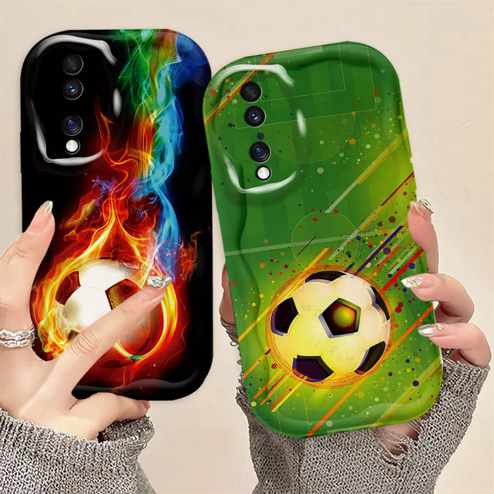 Soccer Ball Sport Football Phone Case For HUAWEI P40 P30 NOVA 11 10 9 7 5T SE MATE 40 30 HONOR 90 LITE 50SE X50I 20 PRO 5G