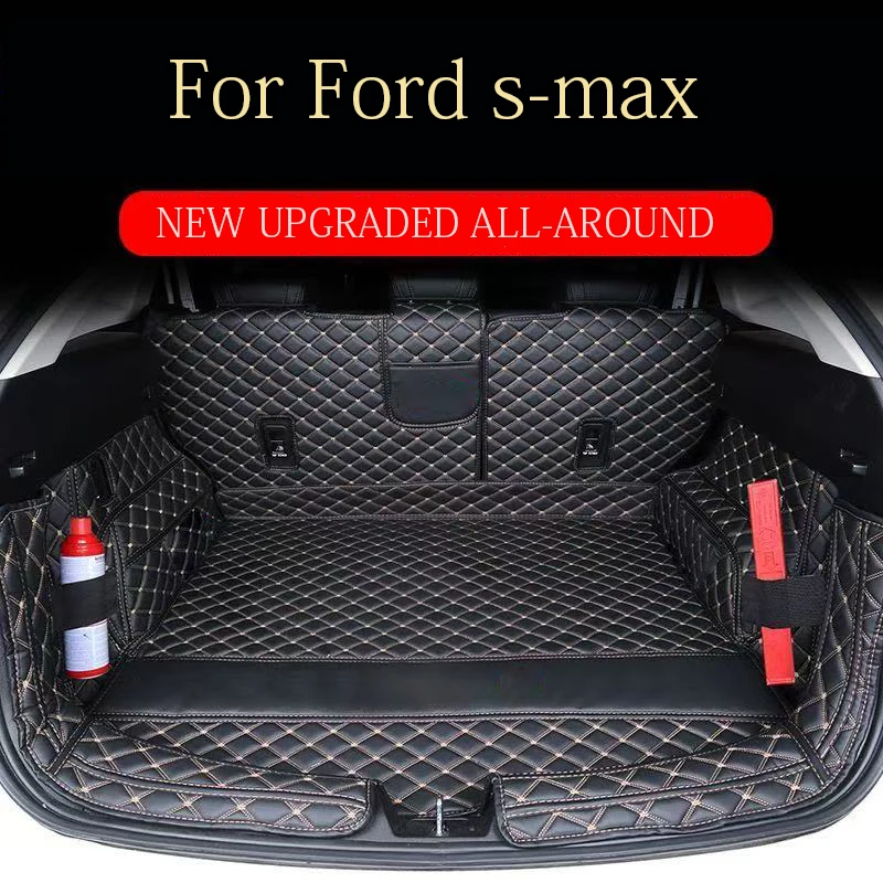 High Quality for Ford S-Max Leather Cargo Liner Car Trunk Mat 2007 2008 2009 2010 2011 2012 2013 2014 2015 2016 Accessories