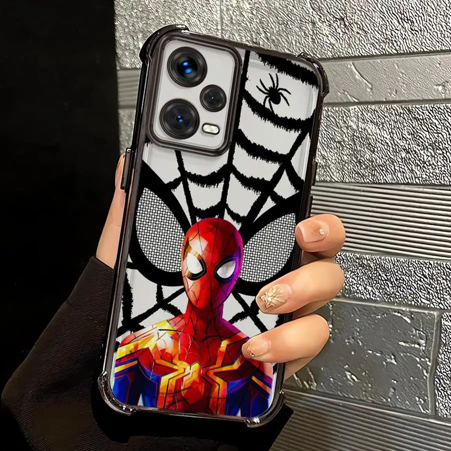 حافظة لهاتف شاومي ريدمي نوت 11 12 13 10 برو 11s 14 Pro Plus 10 Lite 10s 9S من Marvel Cartoon Spiderman