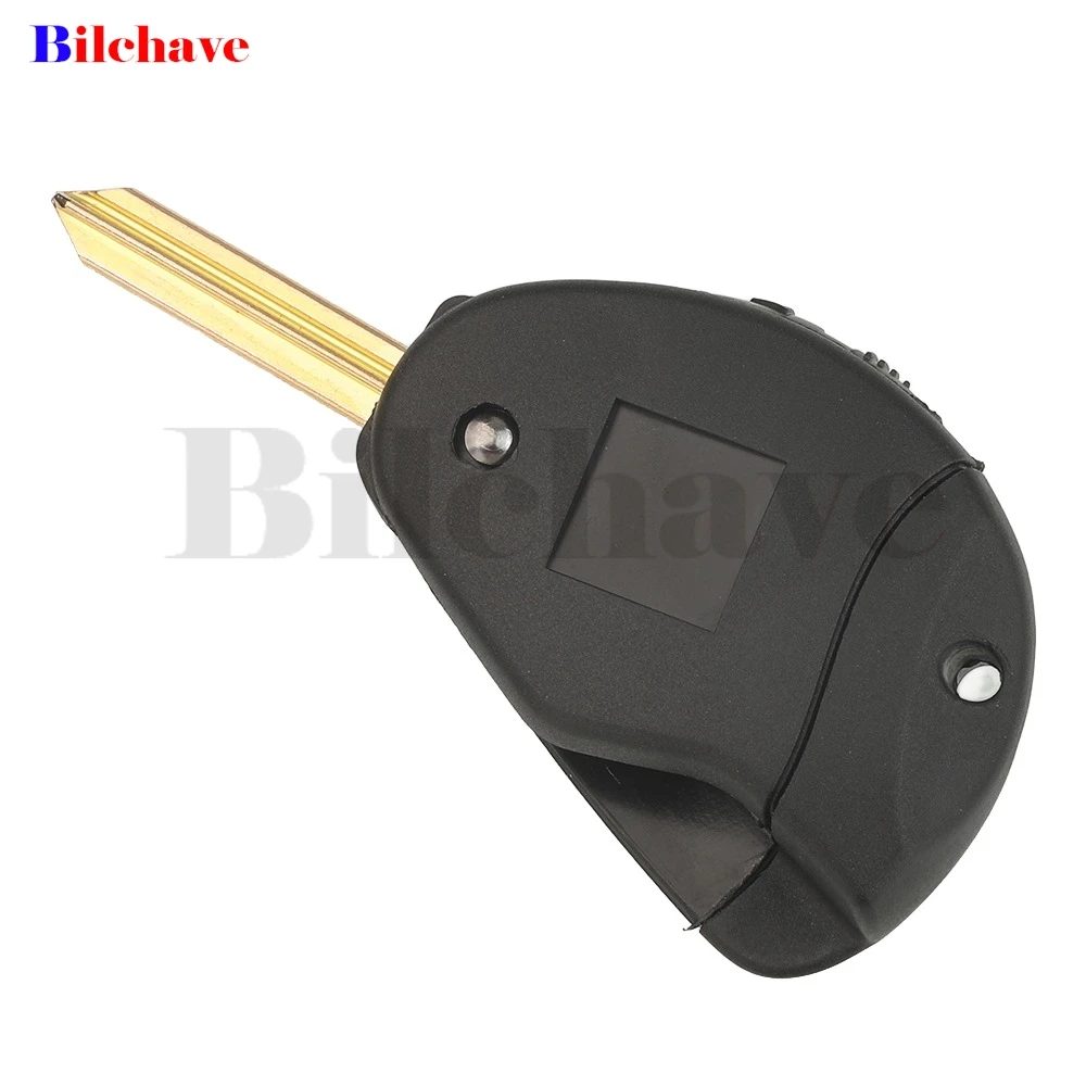กุญแจรีโมทรถยนต์แบบพับได้ jingyuqin 2 ปุ่ม 433Mhz ชิป 7935 สำหรับ Citroen Xsara Xantia Jumpy Peugeot Expert 306 Fiat Scudo