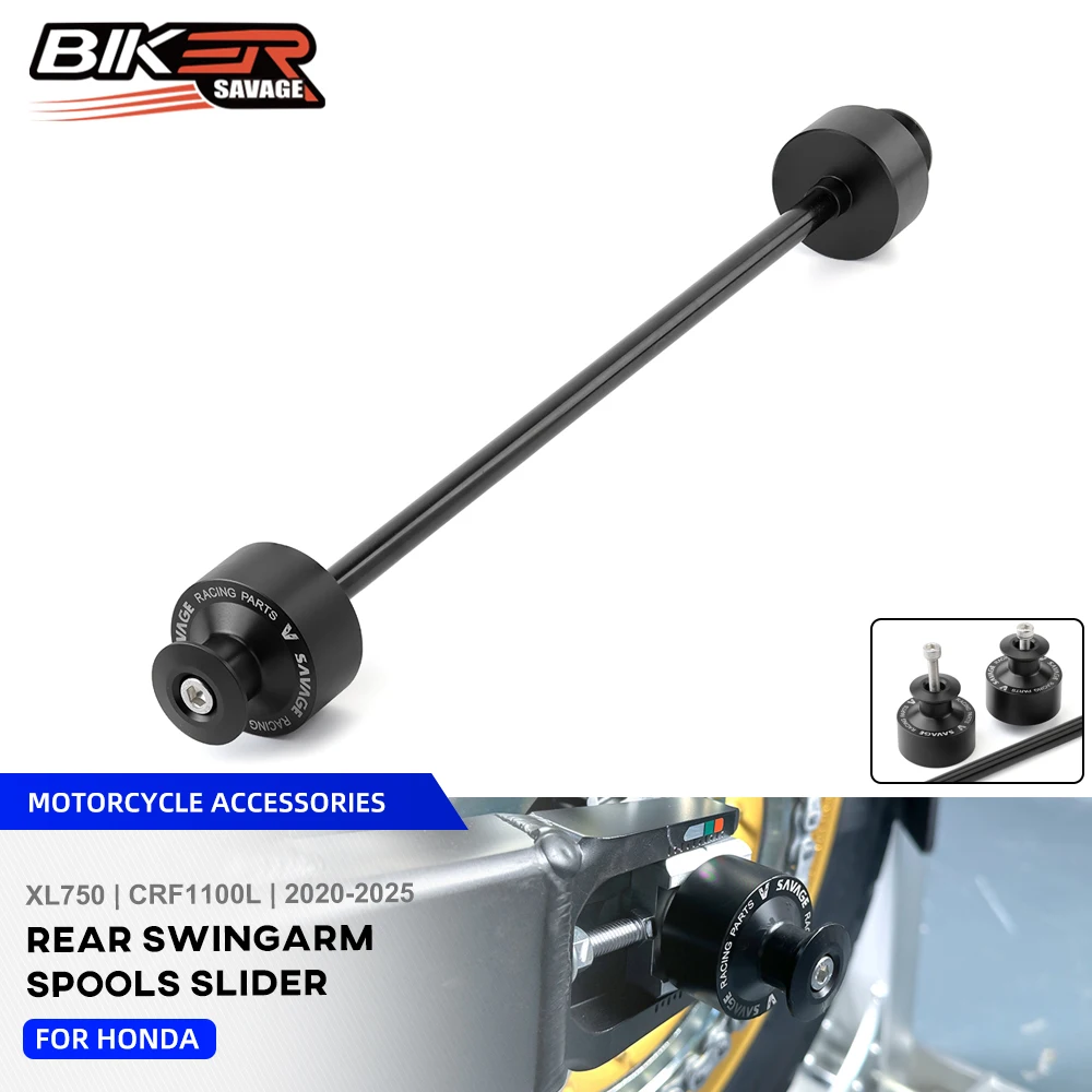 

CRF1100L Rear Wheel Axle Fork Crash Slider For Honda XL750 Africa Twin 1100 Adv Swingarm Spools Slider Paddock Stand Bobbins