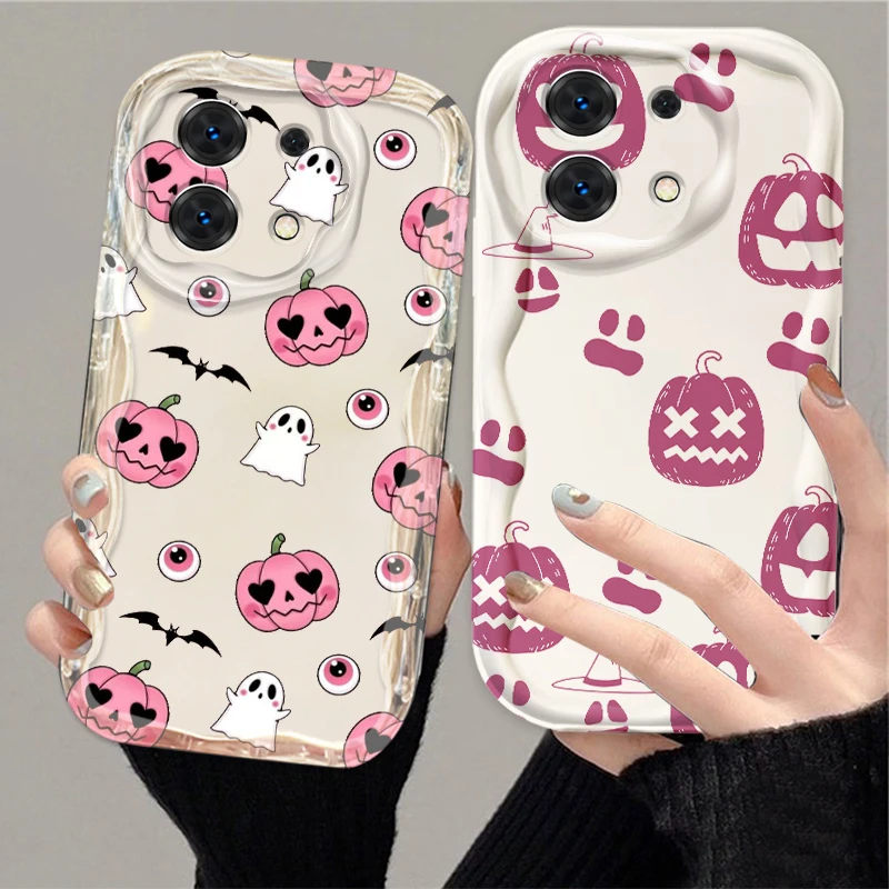 

Disney Christmas Eve Skull For Xiaomi Redmi Note 13 12 12S 11S 11 10 9 8 10A 9C 9T Pro Plus 5G Wave Oil Soft Phone Case