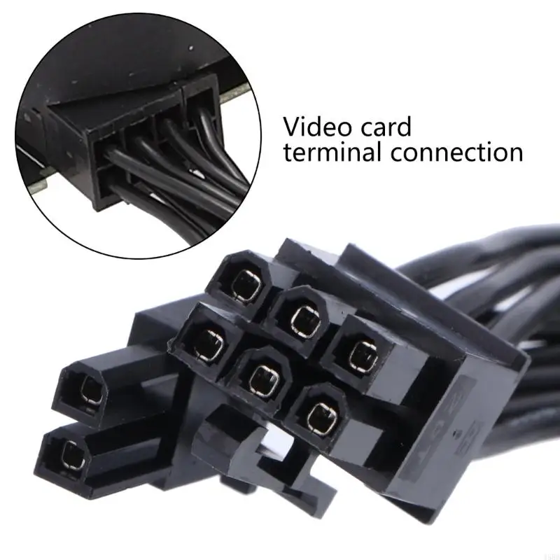 50/60/70/100 ซม. 8PIN ถึง 8PIN (6 + 2) สายไฟ GPU คอมพิวเตอร์การ์ดสายไฟ