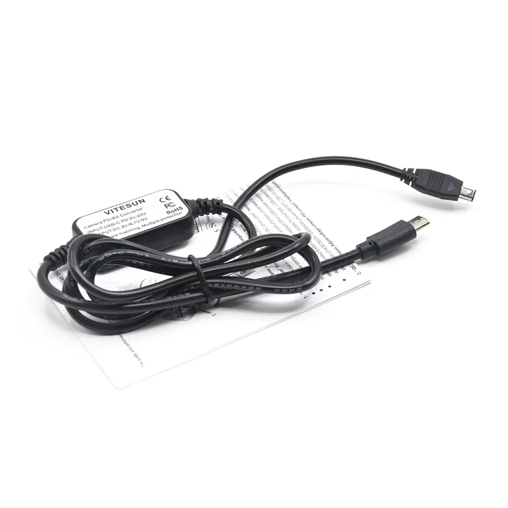 قوة البنك محول PD USB C كابل K-AC50 D-AC50 K-AC132 KAC50 ل بنتاكس K-1 K-3 K-3II K5 K7 K10D K20D K645D K645Z K-01 كاميرا