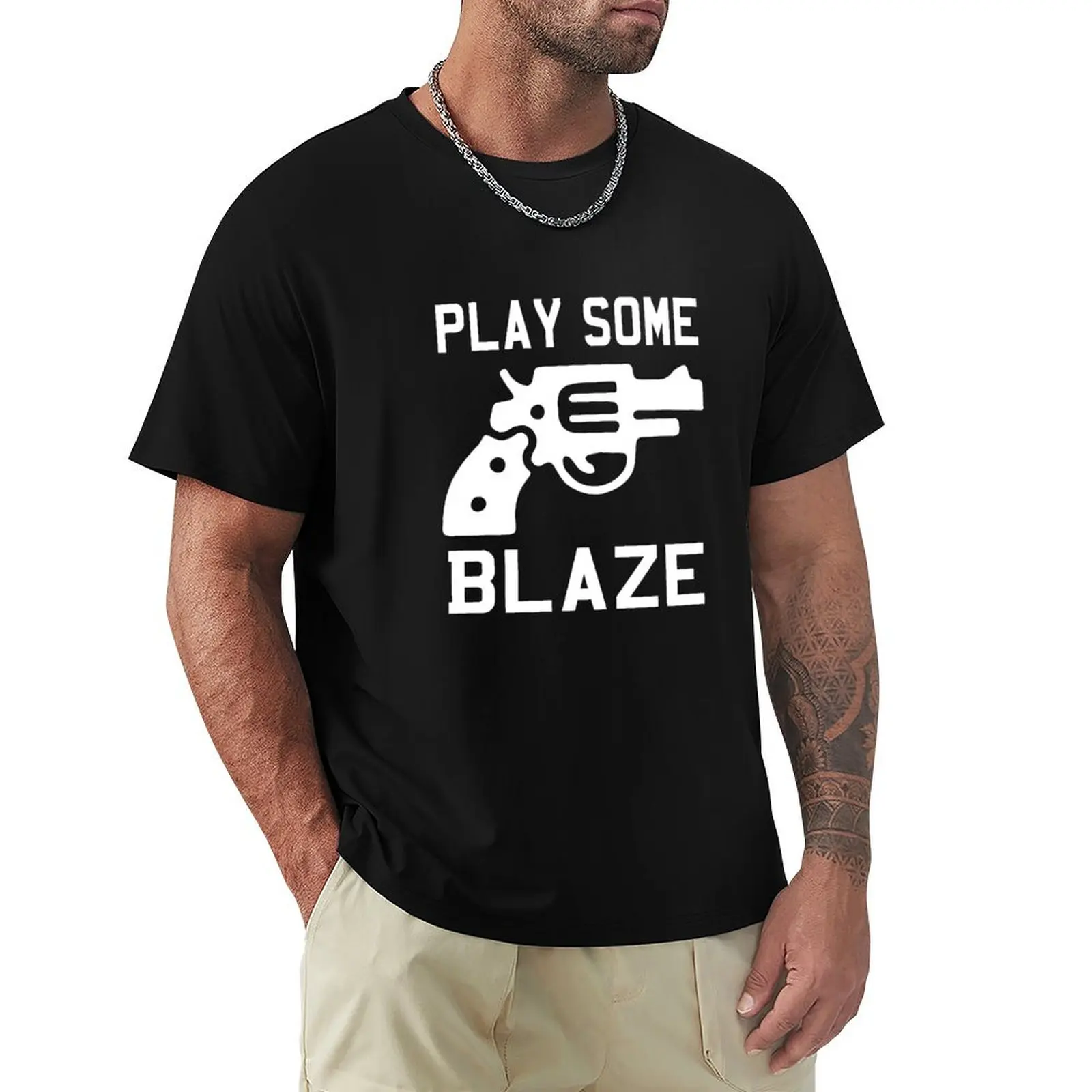 

Play Some Blaze Foley T-Shirt customs summer tops anime mens cotton t shirts