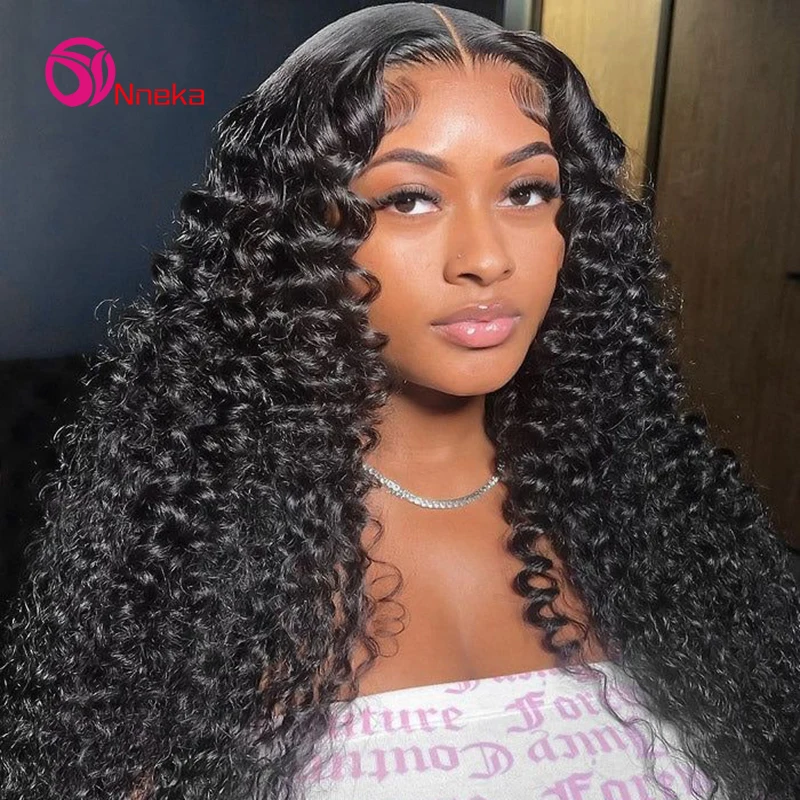 

200 Density 13X6 Hd Lace Frontal Wig 30 38 Inch 13x4 Curly Lace Front Human Hair Wig Water Deep Wave Frontal Wigs for Women