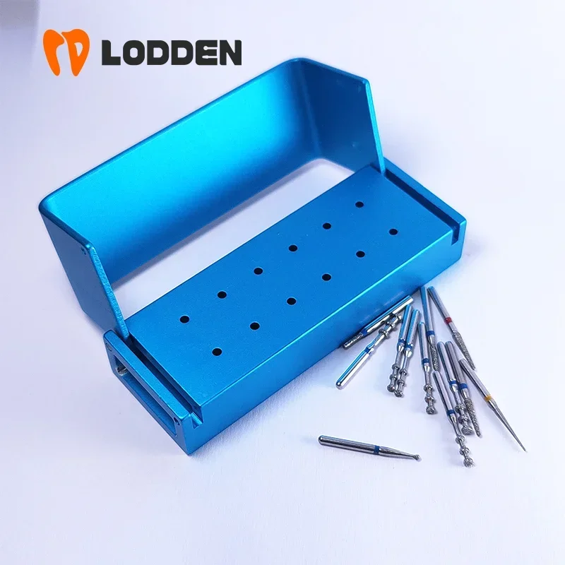 12pcs Porcelain Veneer\'s Preparation KIT 10Diamond burs& 2silicon polishers 6000A Denstistry Grinding Contouring Polishing Tools