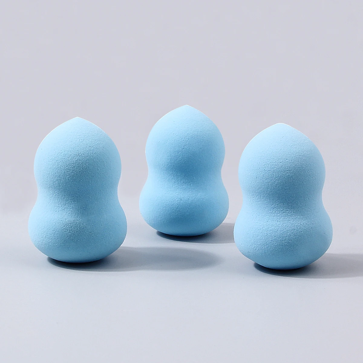

3 pieces of cosmetic egg sponge gourd makeup powder puff, soft and highly elastic, specially designed for foundation concealing
