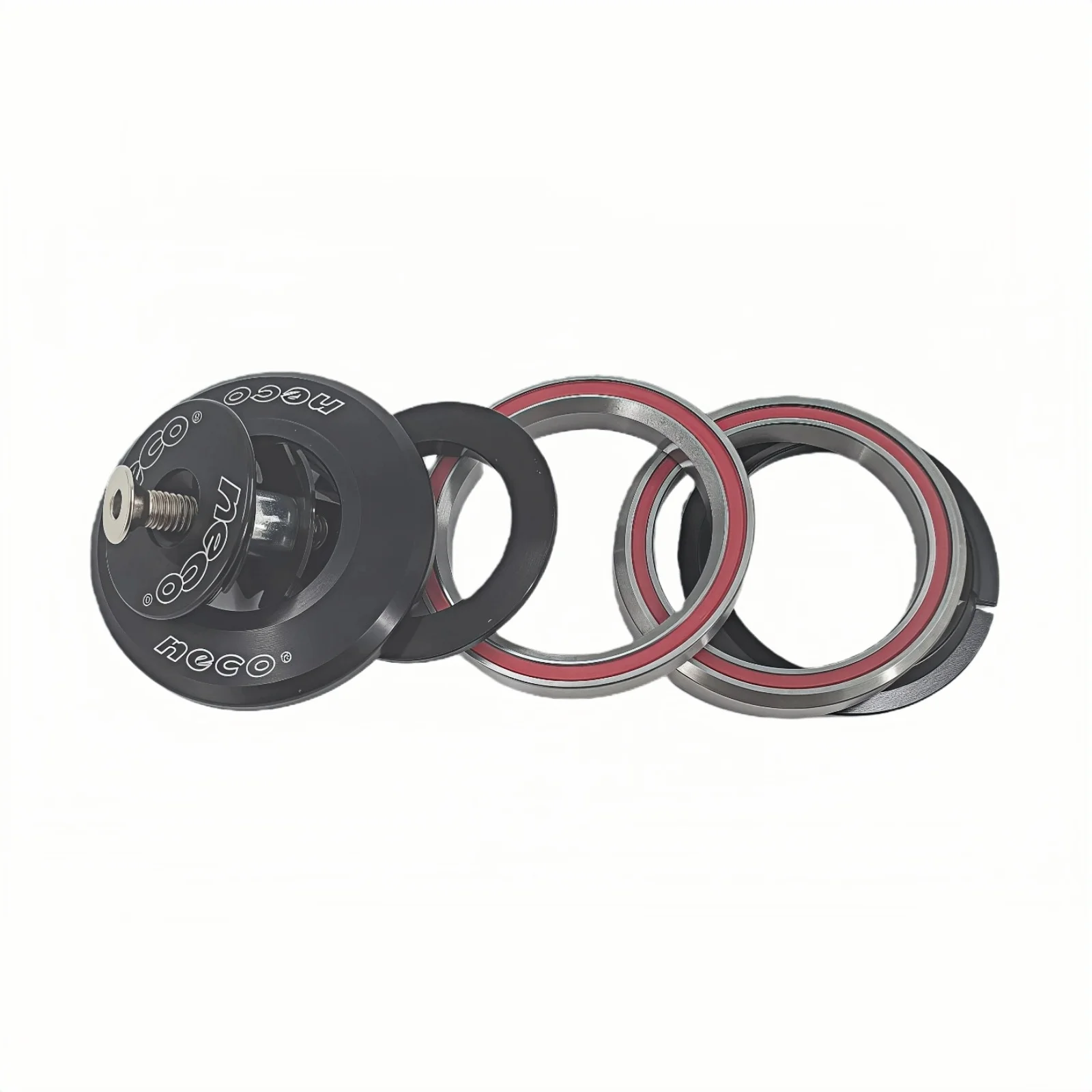 AliExpress NONE Neco Bike Headset Bicycle Integrated Threadless Headset 1.5" To 1-1/8" Reduced Fork Tube 52/28.6/30/39.8mm for MTB XCM DH Road
