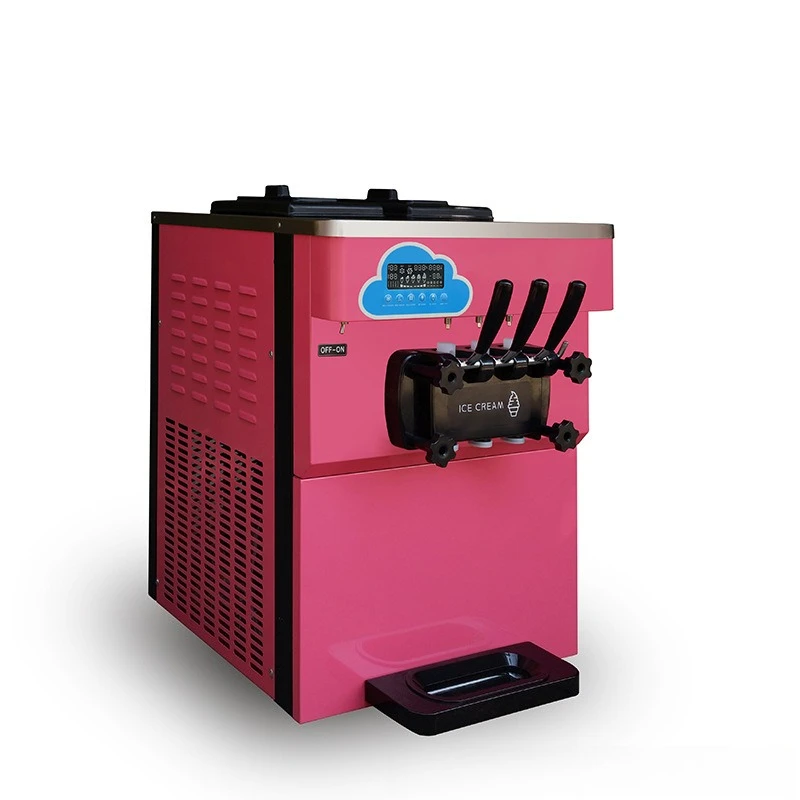 

25-Liter desktop ice cream machine, dual compressor with pre-cooling function, 220V/50HZ