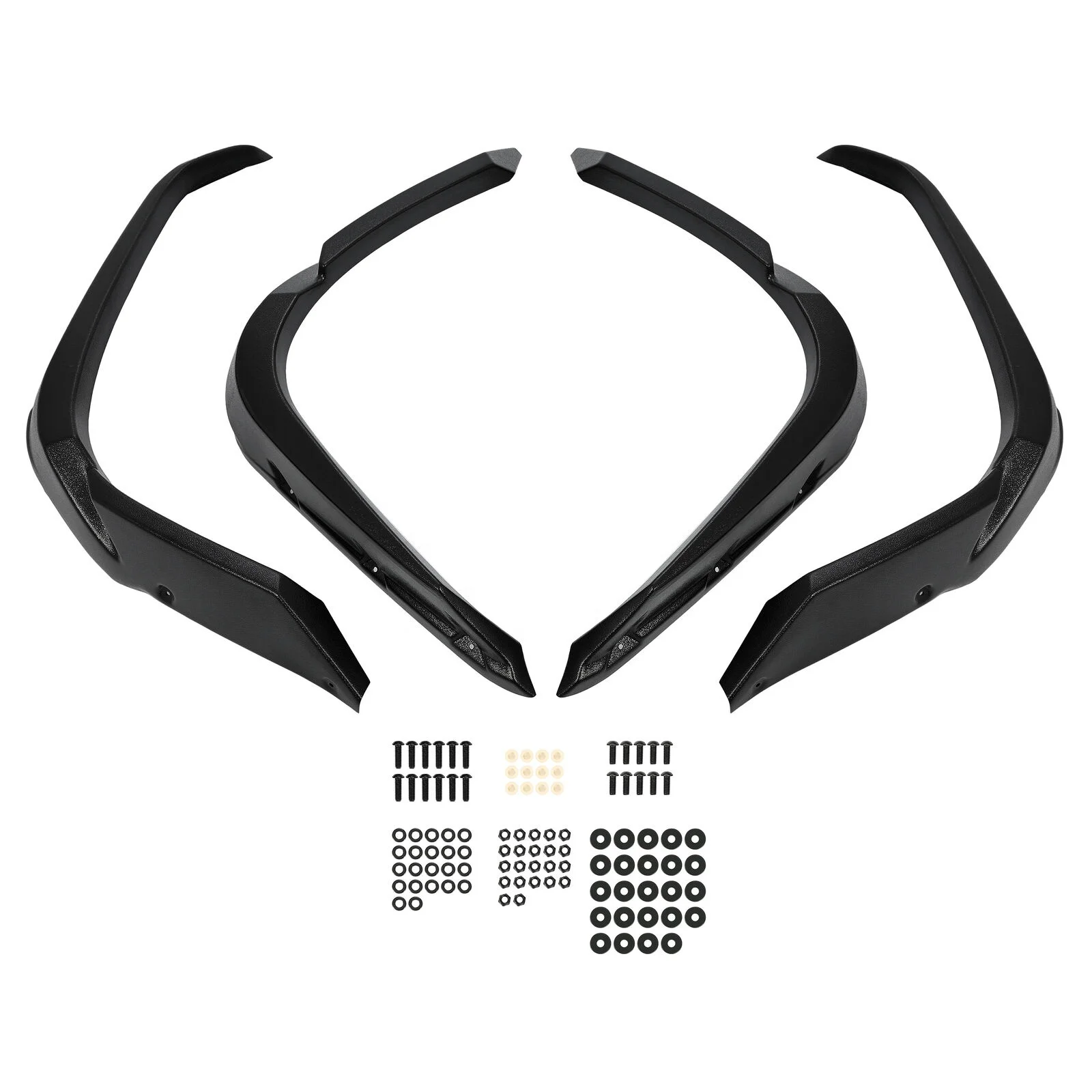 4 قطعة مجموعة مشاعل الحاجز الأسود ABS لياماها أشيب 700 2016-2022 17 18 19 20 21 #3