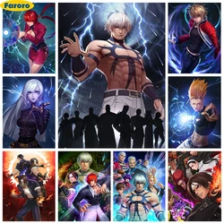 Fighting Game 5D Diamond Painting Kit K-KOF Orochi Diy Diamond Embroidery Cross Stitch Hand Gift Arcade Poster Home Wall Decor