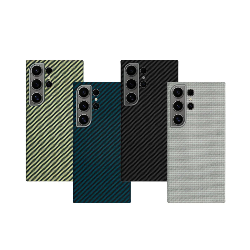 KZDOO Keivlar Protector Carbon Fiber Protective Shell Cover Durable Lightweight Case for Samsung Galaxy S24/ S24 Plus/ S24 Ultra