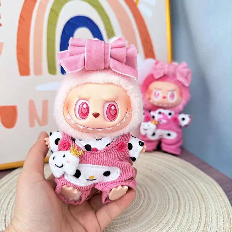 For 17cm Ropa Labubu Idol V1 V2 V3 kawaii Mini Doll Clothes Outfit Accessories Stylish Clothes Sports Leisure Suit Clothing Gift