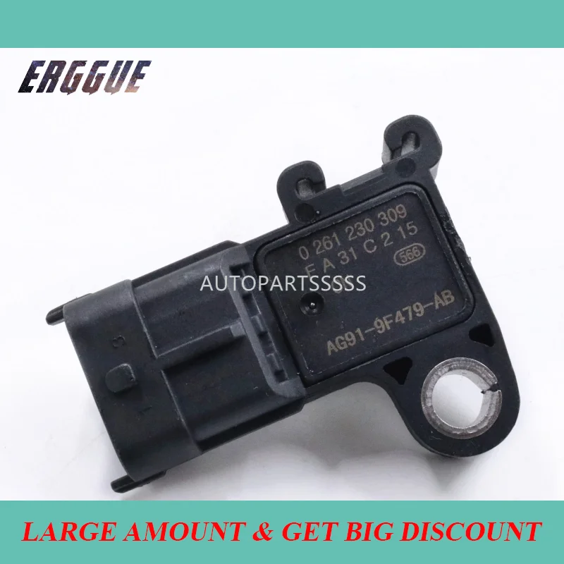 AG91 9F479 AB 0261230309 AG91-9F479-AB AG919F479AB Intake Manifold Pressure Sensor MAP Sensor For Ford Mondeo Mustang For Mazda