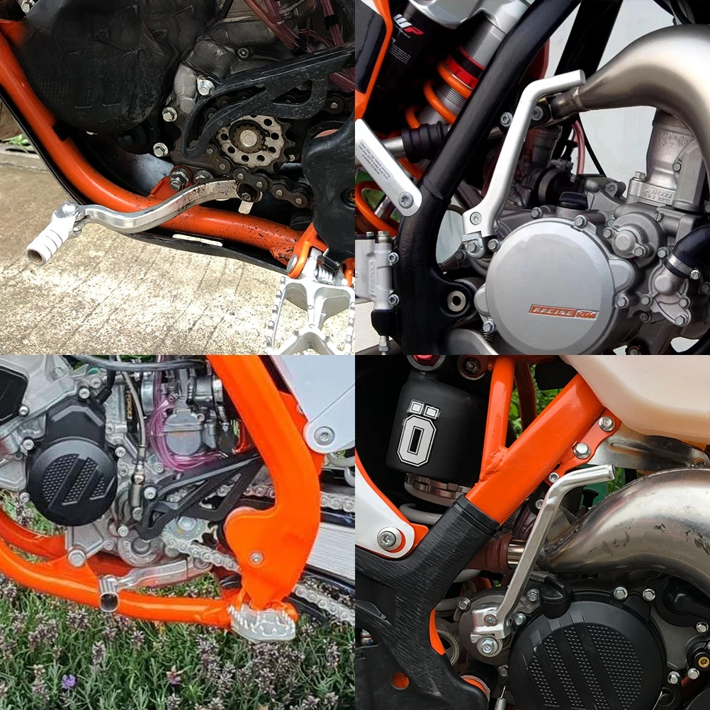 رافعة بدء تشغيل الدراجة النارية مزورة باستخدام الحاسب الآلي ورافعة تحول لـ KTM SX XCW XC HUSQVARNA TC TE TX 85 105 125 150 دواسة عمود كوشين