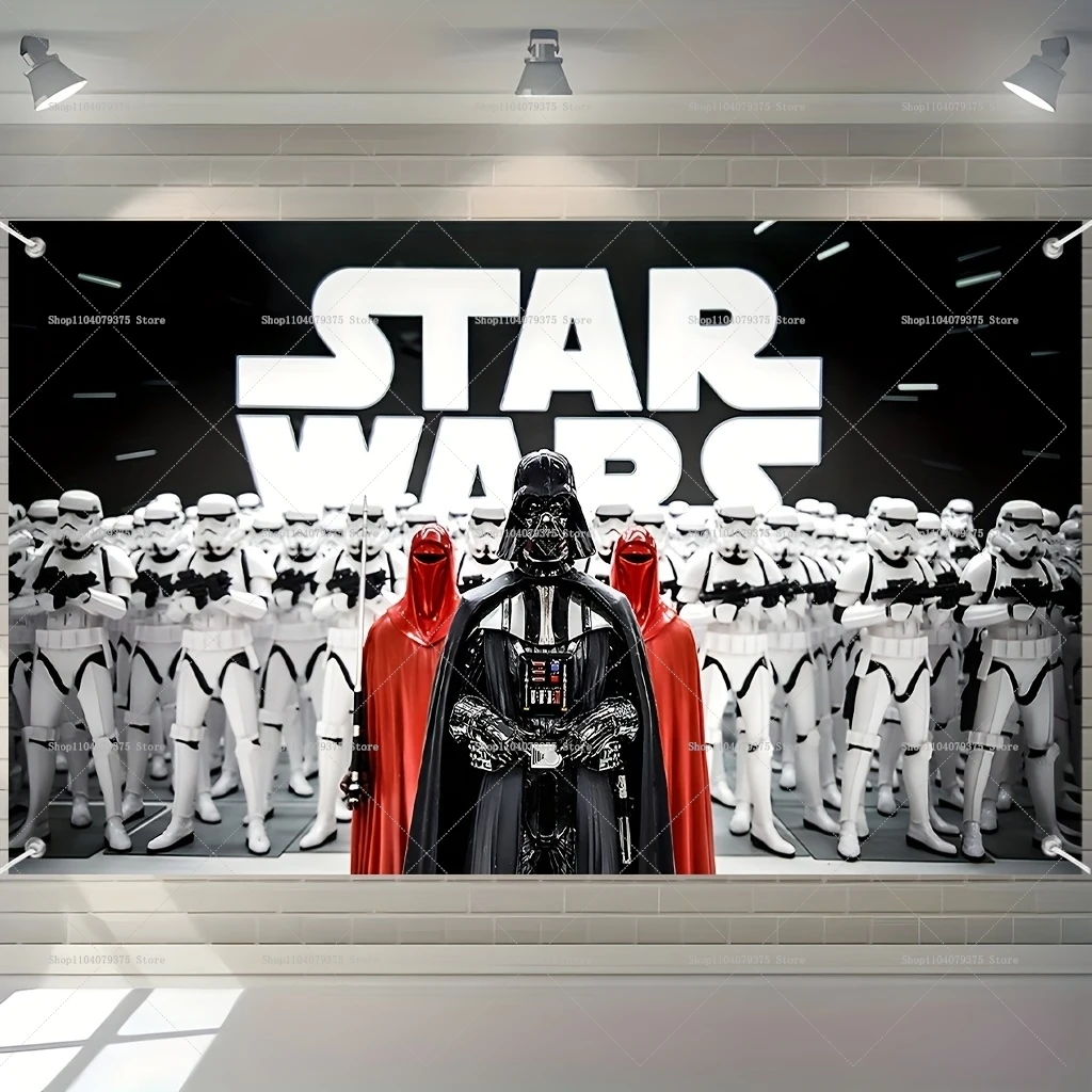 Disney Star Wars Achtergrond Banner Verjaardagsfeestje Decoratie Kinderen Foto Achtergrond Baby Douche Decoratie Photo Booth