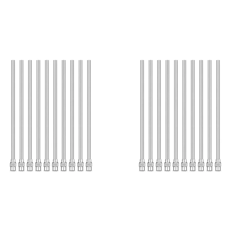 

A70P 20 Pcs Blunt Tip Dispensing Needles 4 Inch, 12 Gauge Stainless Steel Blunt Needles Fluid Applicator 10G