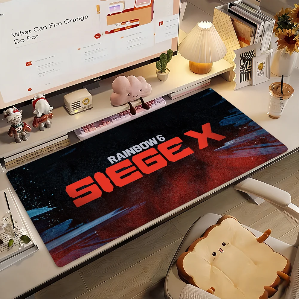 Game R-Rainbow Six Mouse Pad Computer Laptop Rubber Non-slip Mouse Mat Mousepad Gamers Decoracion Desk Mat