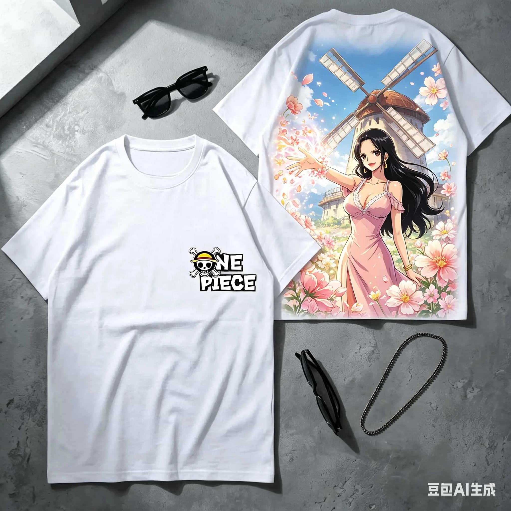 

2New Summer Japanese Anime One Piece Zoro Luffy 3D Quick-Drying T-Shirt Plus Size for Men Women Top Jersey Gift Family Matching