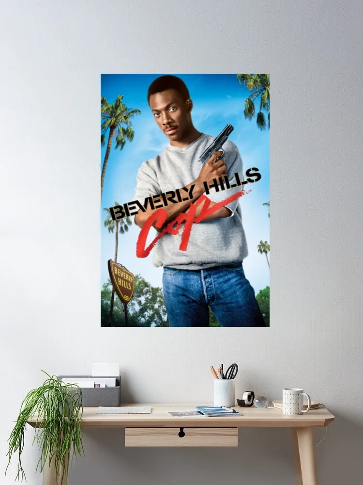 Beverly Hills Cop Movie, Art Print Canvas Poster, Living Room Decor, Home Wall Picture