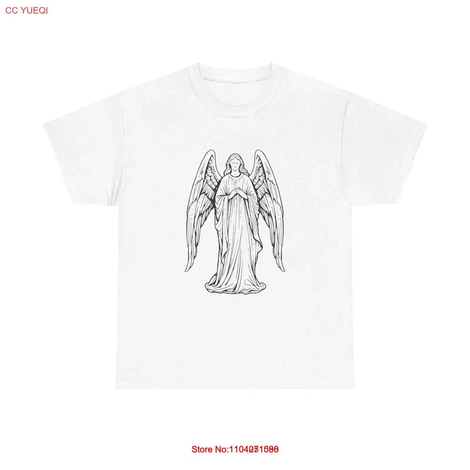 Camiseta Angel Nativity Figure - alas celestiales guardián de Cristo divino arte sagrado