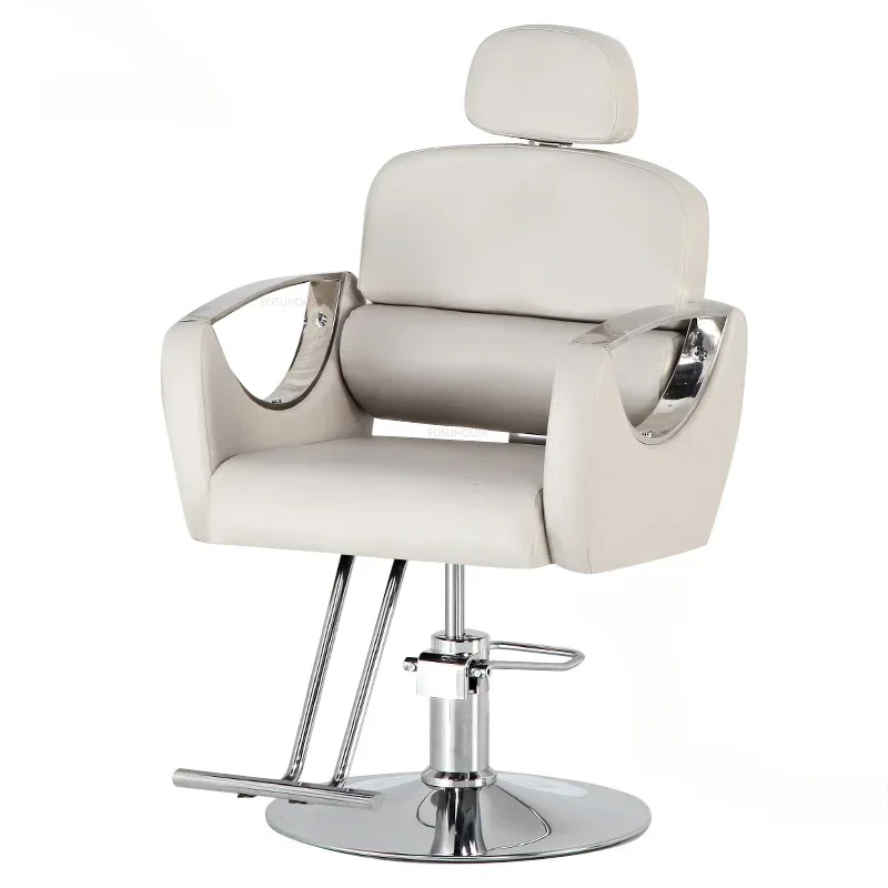 

Italian Reclining Barber Chairs Designer Salon Furniture for Beauty Salon Professional Chair Home Lift Swivel Hairdressing Chair