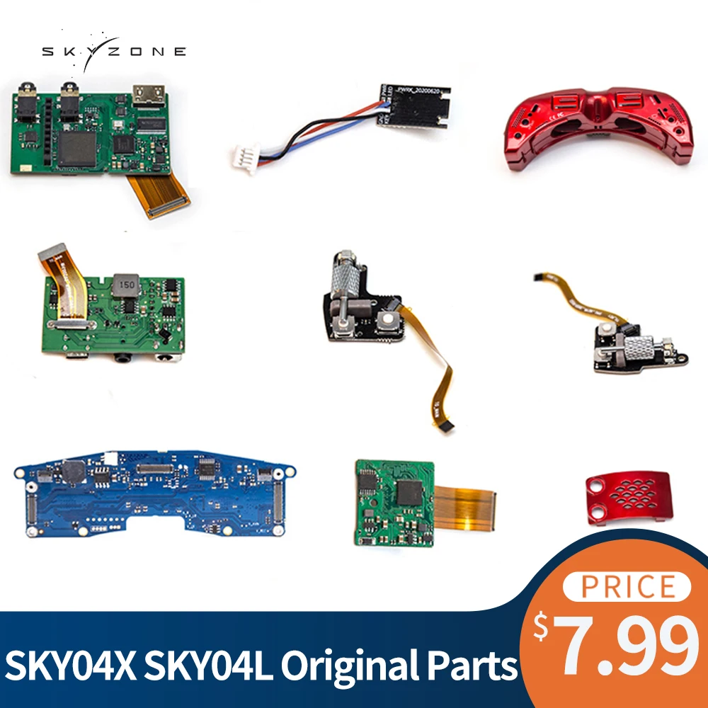 SKYZONE SKY04X SKY04L FPV Goggles Original Parts for Upgrade/Replacement/Repair FPV Goggles Parts Accessories