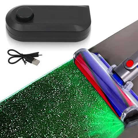 진공 청소기 레이저 빛 애완 동물 머리 고양이 개 모피 먼지 디스플레이 USB 충전 LED 램프 범용 진공 액세서리 부품 가정용