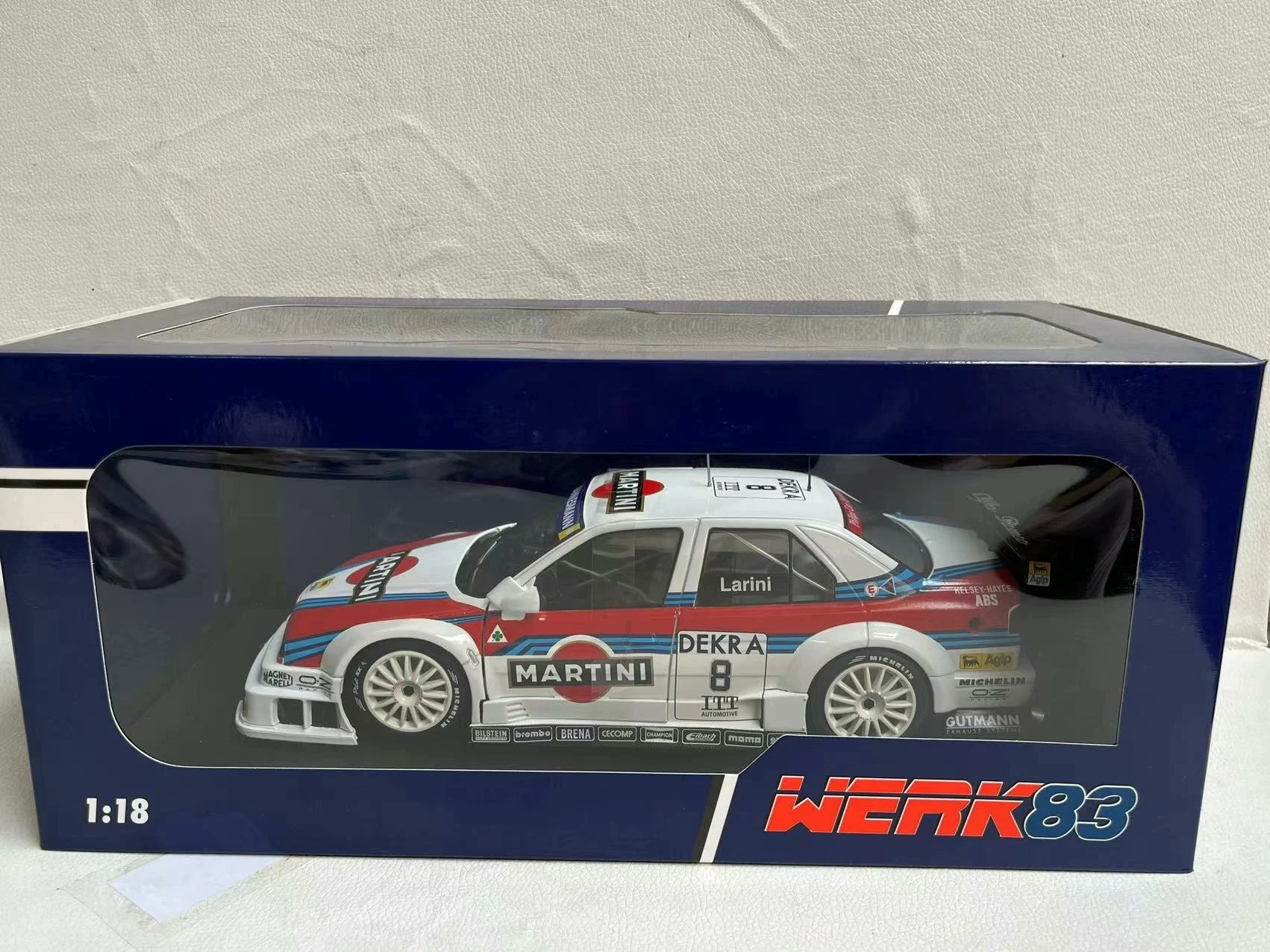

WERK83 1/18 Scale ALFA ROMEO 1995 #8 Alfa Romeo Racing Alloy Car Model Toy Gift