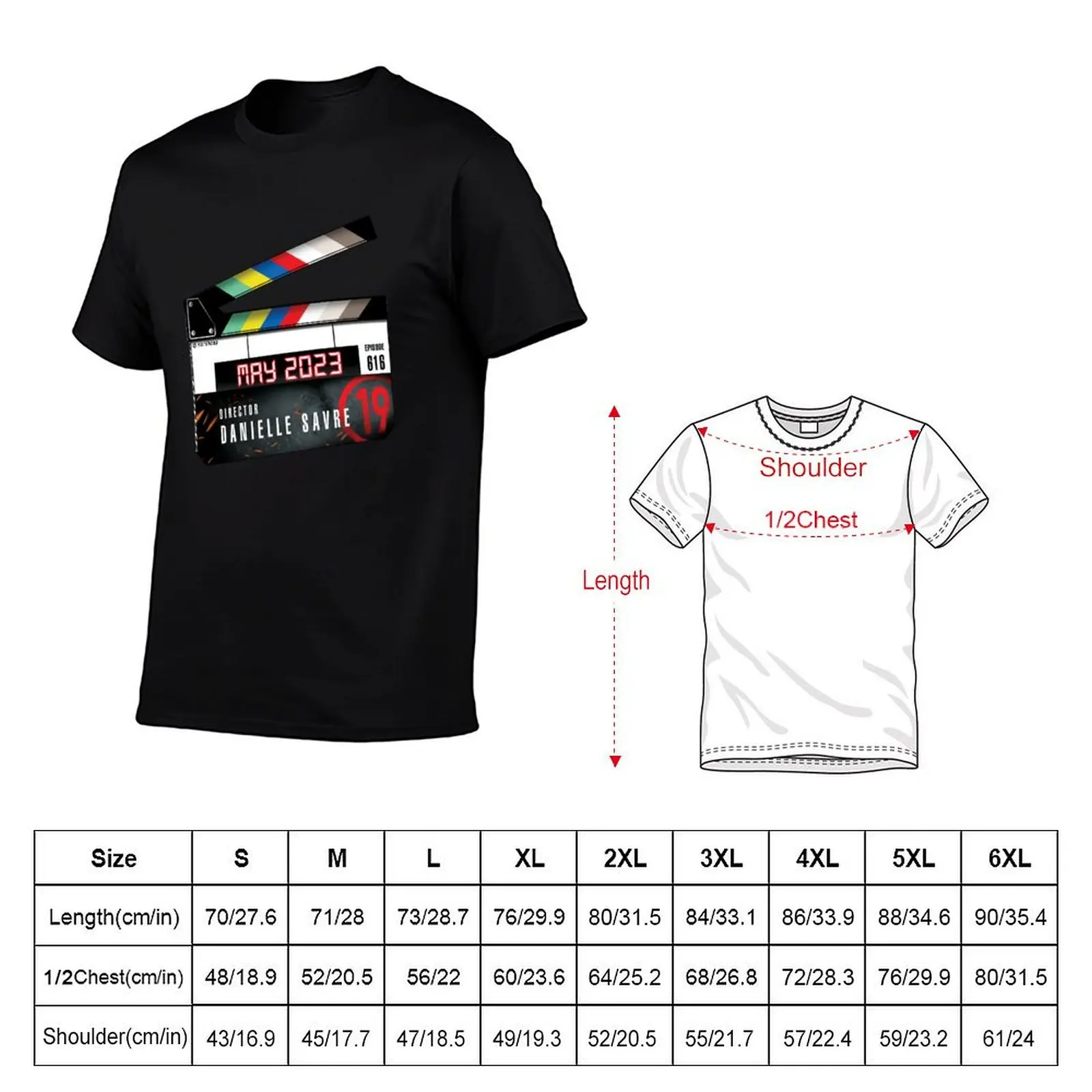 Director Savre Clapperboard T-Shirt Casual Daily Outfit T-Shirt