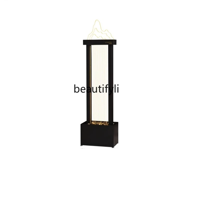 

Flowing water ornament, modern simplicity and fortune, living room, fountain rain curtain decoration, opening office