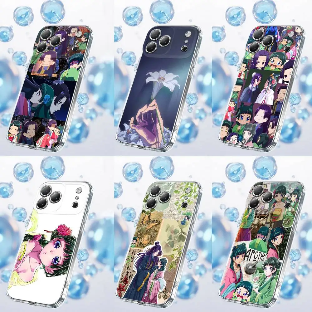 

The Apothecary D-Diaries Maomao Jinshi Phone Case For iPhone 17,16,15,14,13,12,11 Plus,Pro,Max,Plus,E,SE4,Air,Mini Transparent