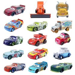 Disney Pixar Metal Car Lightning McQueen Racing Ramirez Frank queen Damage miss fritter Die Cast kolekcja mini racer 2 3 zabawka