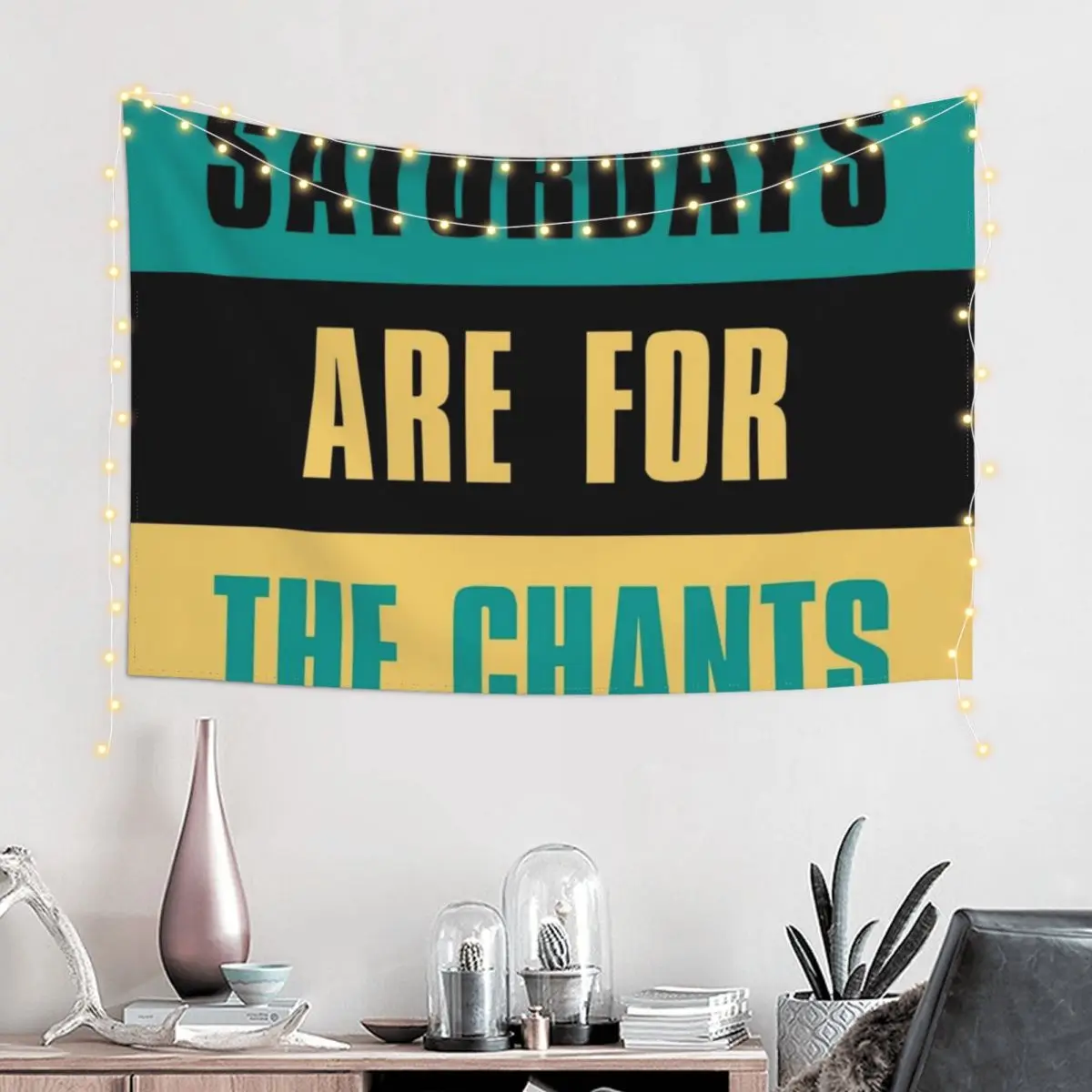 Saturdays are for The Chants, Coastal Carolina University Tapestry Mushroom Wall Decoration Home And Comfort Decor Tapestry