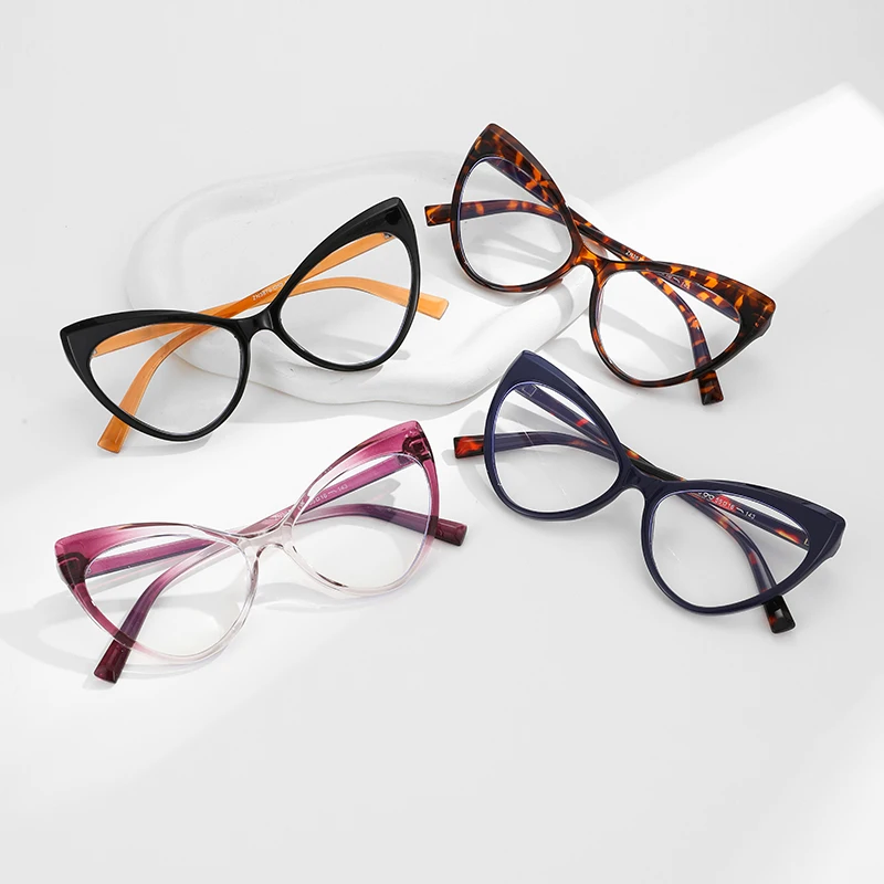 

Withyoo Cat Eye Reading Glasses for Women Fashion Anti-blue Light Ultra-Light Eye Protection Optical Reading Glasses Hot Sale