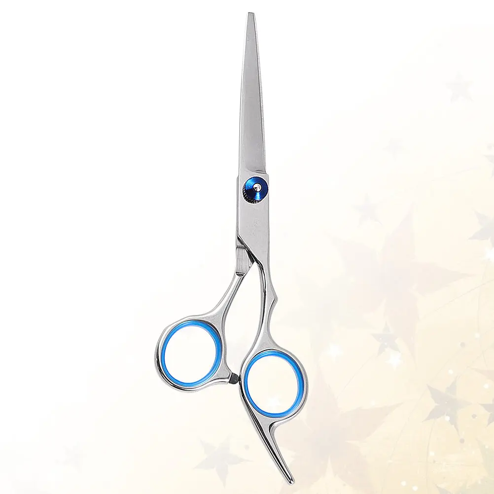 

Профессиональные парикмахерские ножницы из нержавеющей стали, инструмент для точной стрижки волос, для салона и дома, просты в использовании, синие