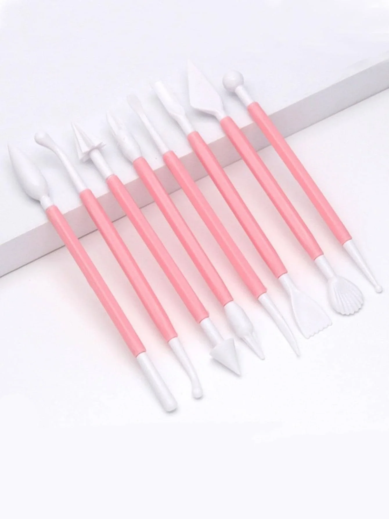 Professional 8pcs Two Tone Clay Tool Kit for Carving, Ceramics & Molding