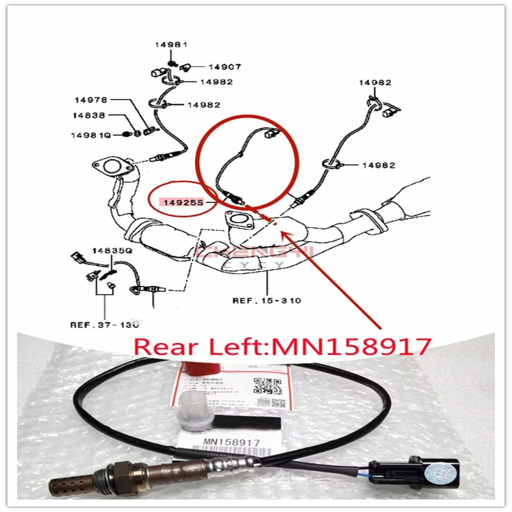 Engine Control Oxygen Sensor For Pajero Montero Shogun V77W V87W V97W MN158917 MN158918 MN158916 MN158670
