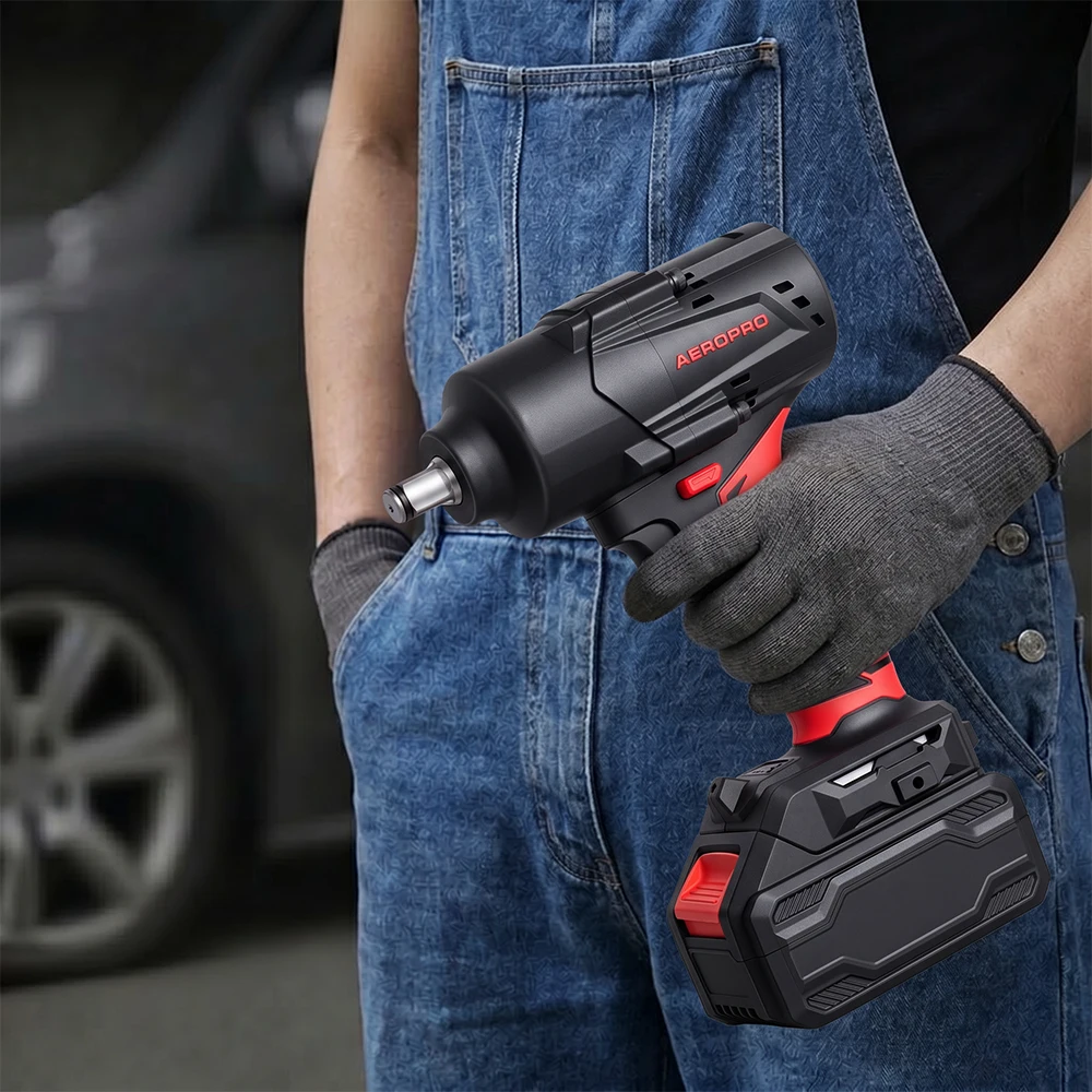 A706 High Quality Cordless Impact Wrenches Power Wrench High Torque Electric Impact Wrench with Battery for Auto Work