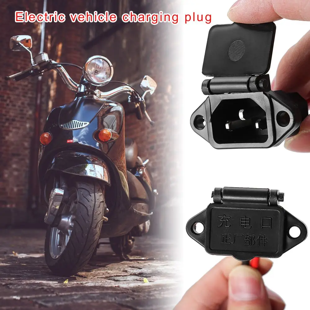 Charging Plug with 12AWG Cable Electric Car Connector Electric Vehicle Parts E-bike Battery Charger Charging Socket