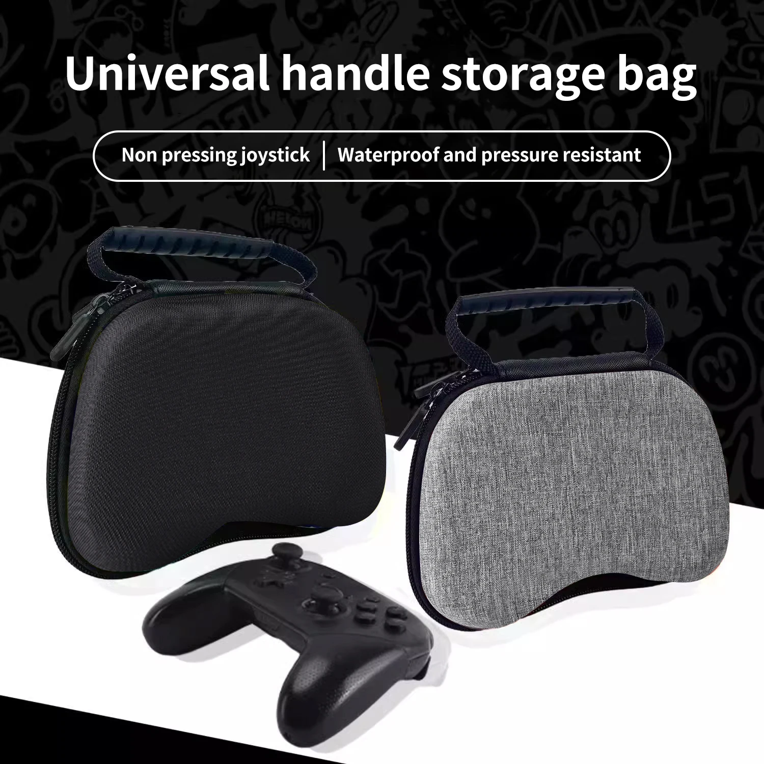 Portable Storage Handle Bags For PS5 PS4 PS3/Xbox Series Gamepad EVA Protective Carry Case For Nintendo Switch Pro Accessories