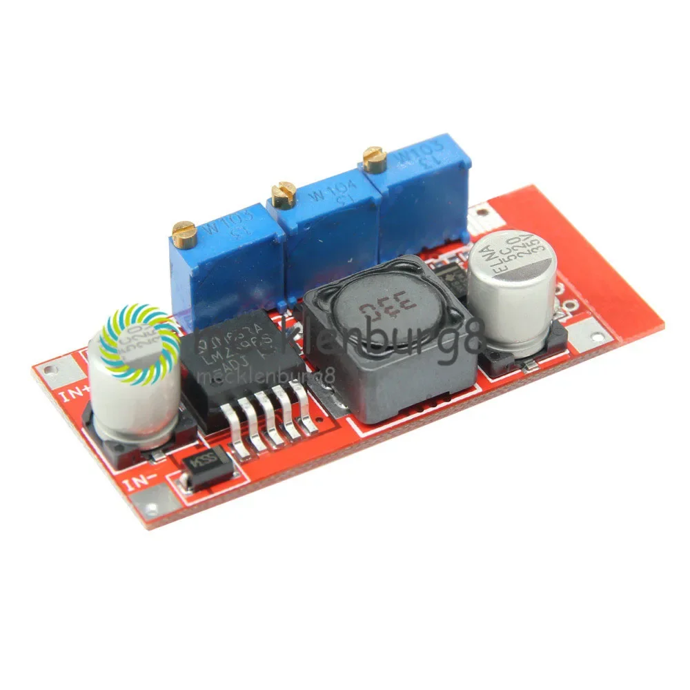 

LM2596 DC 5-35V to 1.25-30V Step-down Adjustable CC/CV Power Supply Step Down Module Lithium Battery Charger LED Driver Board