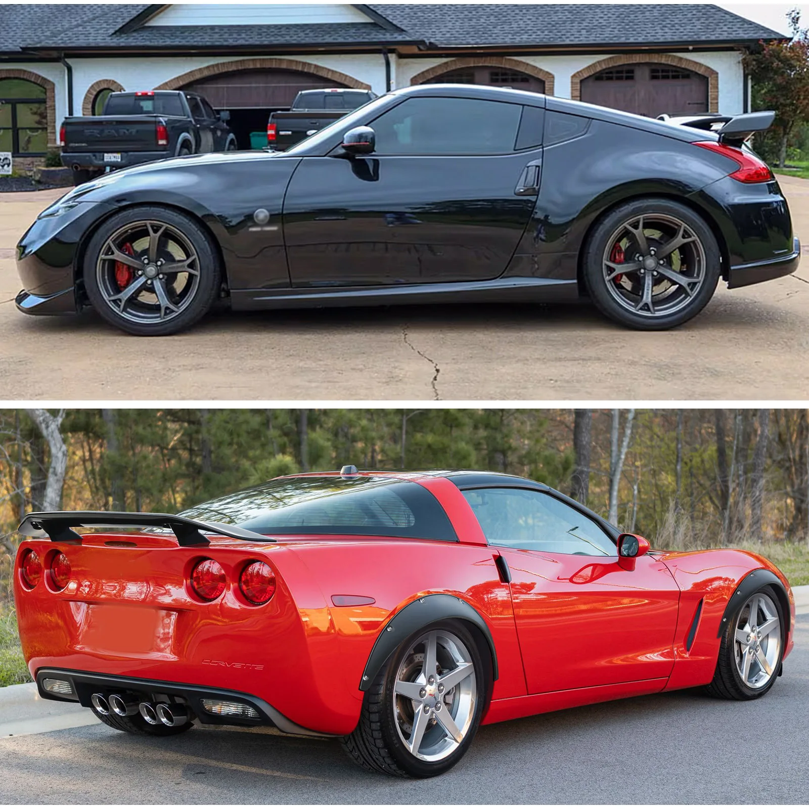 혼다 시빅 X 10세대용 46인치 GT 스타일 레이싱 글로스 리어 트렁크 스포일러 윙